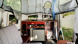 Illustration for article titled Former Nasa Architect Now Builds Topsy-Turvey Camping Trailers